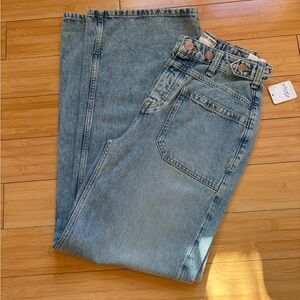 Free People Women's Palmer Cuffed Jean.